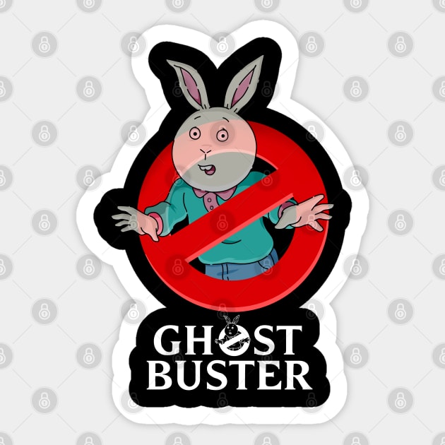 Ghost Buster Sticker by sk8rDan